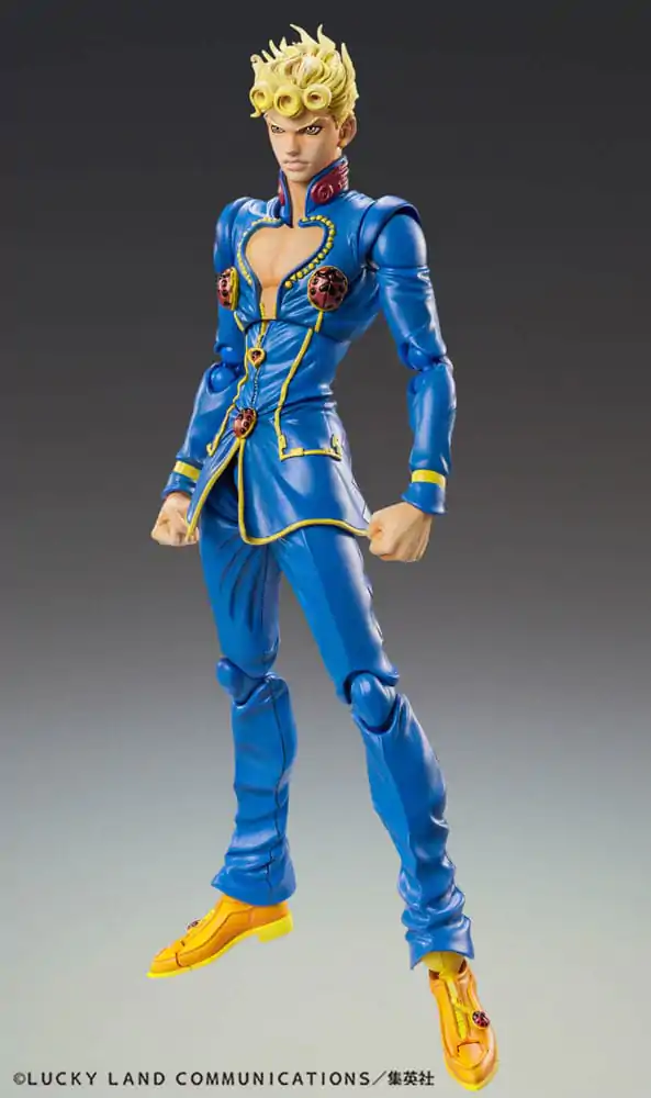 JoJo's Bizarre Adventure Part 5: Golden Wind Action Figure Chozokado Giorno Giovanna Second 15 cm produktová fotografia