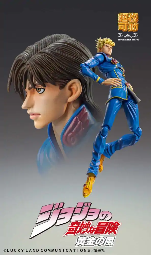 JoJo's Bizarre Adventure Part 5: Golden Wind Action Figure Chozokado Giorno Giovanna Second 15 cm produktová fotografia