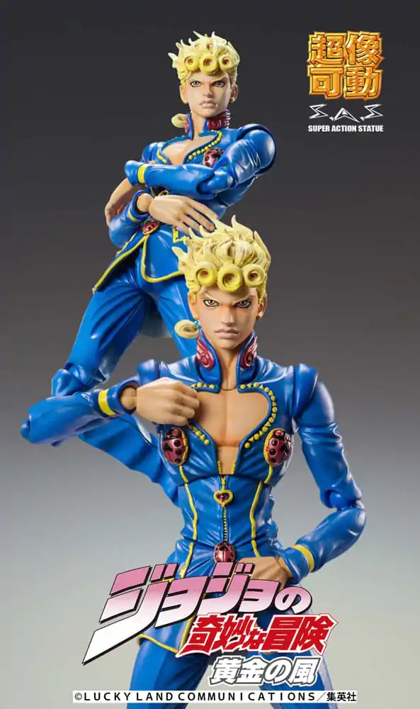 JoJo's Bizarre Adventure Part 5: Golden Wind Action Figure Chozokado Giorno Giovanna Second 15 cm produktová fotografia