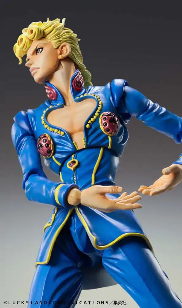 JoJo's Bizarre Adventure Part 5: Golden Wind Action Figure Chozokado Giorno Giovanna Second 15 cm produktová fotografia