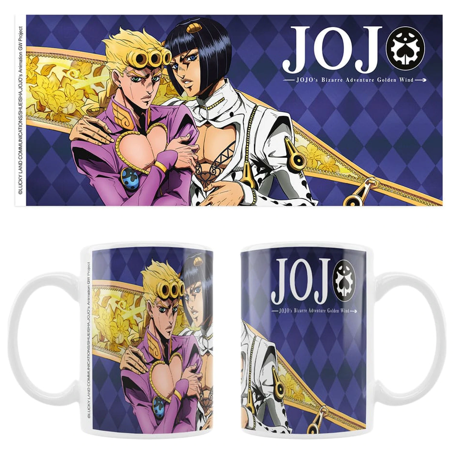 JoJo´s Bizarre Adventure Part 5: Golden Wind Keramický Hrnček Giorno & Bruno produktová fotografia