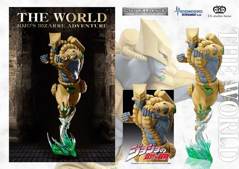 JoJo's Bizarre Adventure Part3 Statue Legend PVC Socha The World 16 cm (re-run) produktová fotografia