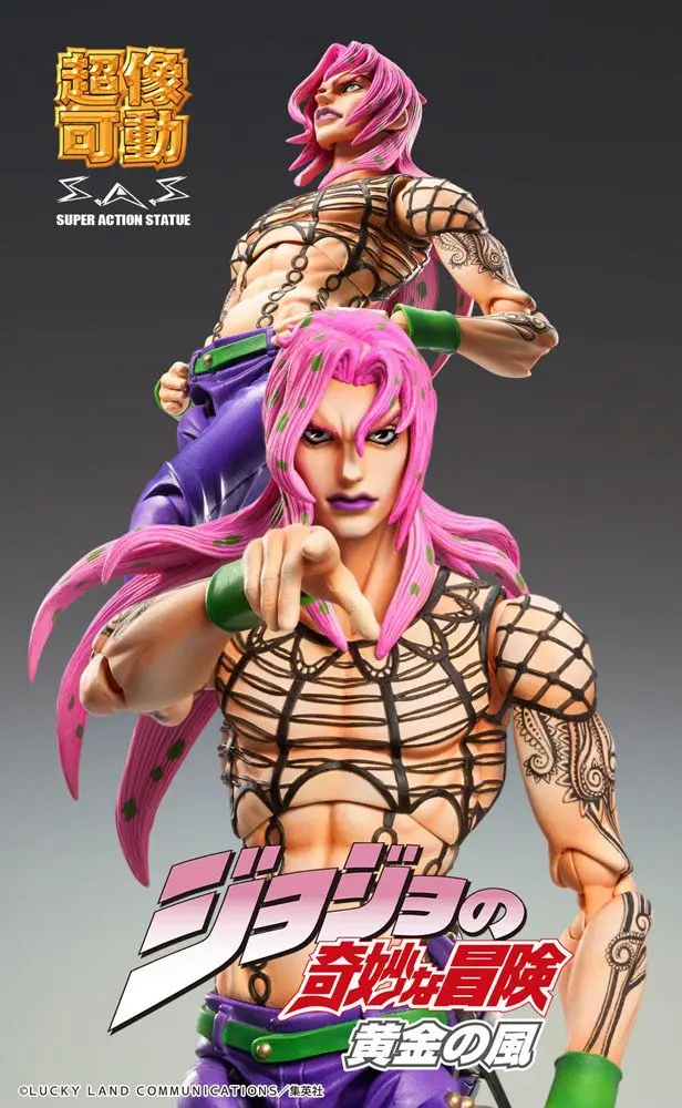 JoJo's Bizarre Adventure Part5 Super Action akčná figúrka Chozokado (Diavolo) 16 cm termékfotó