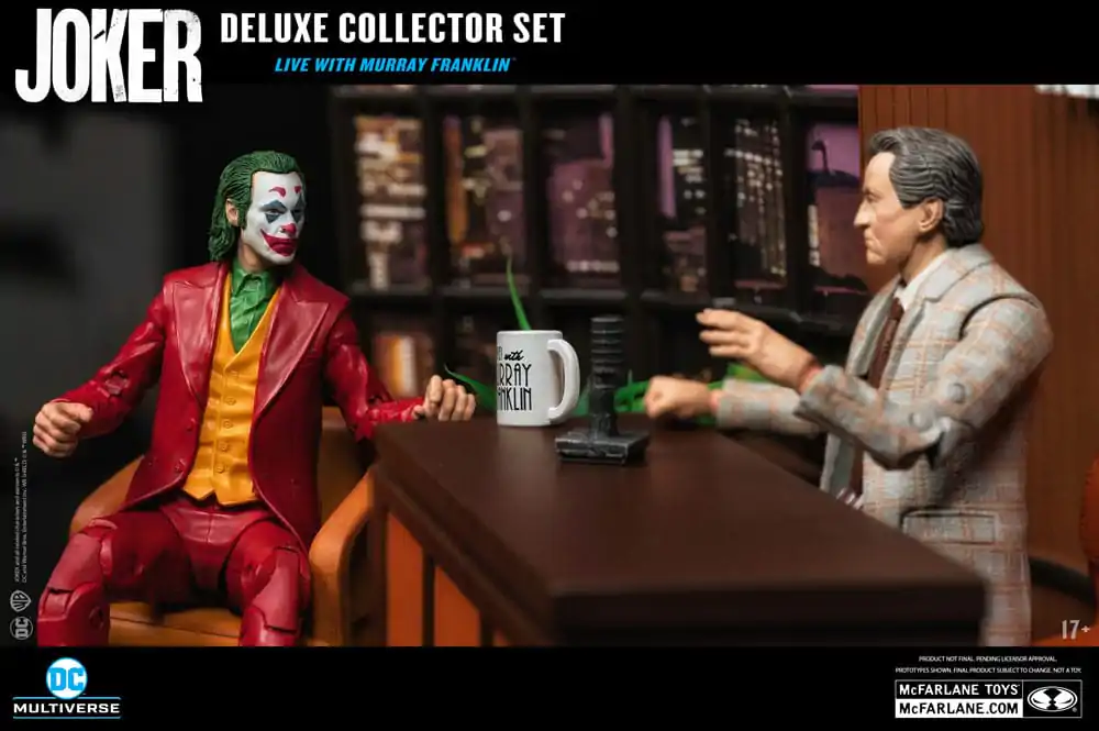 Joker DC Multiverse (Joker Movie) Deluxe zberateľská akčná figúrka The Joker (Live with Murray Franklin) Limited Edition 18 cm produktová fotografia