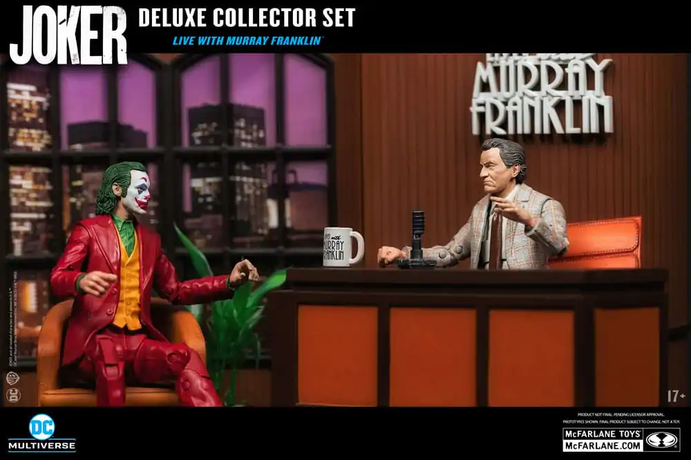 Joker DC Multiverse (Joker Movie) Deluxe zberateľská akčná figúrka The Joker (Live with Murray Franklin) Limited Edition 18 cm produktová fotografia