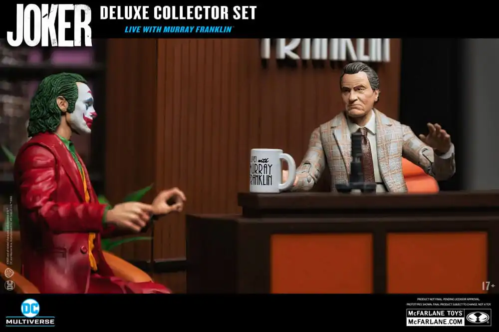 Joker DC Multiverse (Joker Movie) Deluxe zberateľská akčná figúrka The Joker (Live with Murray Franklin) Limited Edition 18 cm produktová fotografia