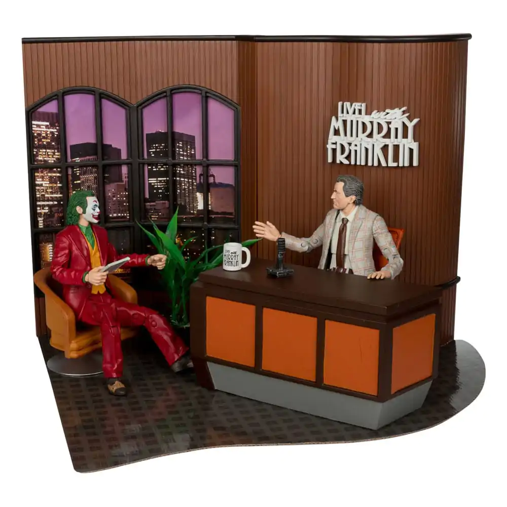 Joker DC Multiverse (Joker Movie) Deluxe zberateľská akčná figúrka The Joker (Live with Murray Franklin) Limited Edition 18 cm produktová fotografia