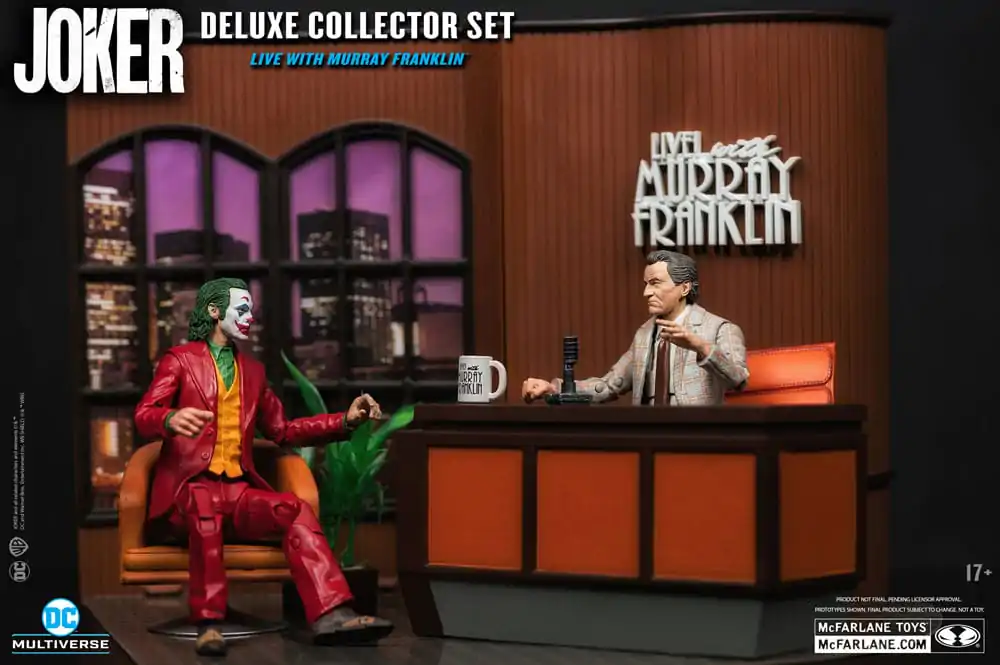 Joker DC Multiverse (Joker Movie) Deluxe zberateľská akčná figúrka The Joker (Live with Murray Franklin) Limited Edition 18 cm produktová fotografia