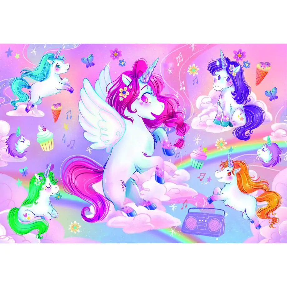 Jolly Unicorns maxi puzzle 24 dielikov produktová fotografia