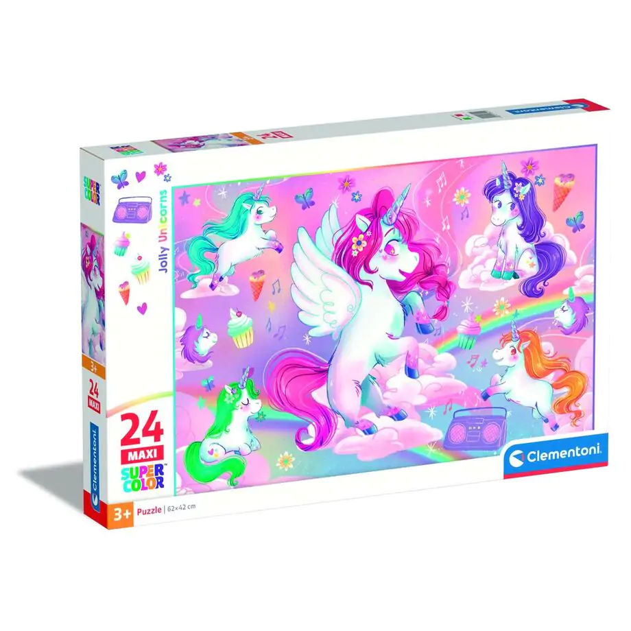 Jolly Unicorns maxi puzzle 24 dielikov produktová fotografia