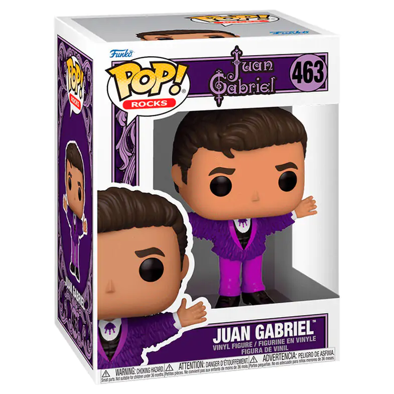 Juan Gabriel Funko POP! Rocks Vinylová Figúrka Purple Outfit 9 cm produktová fotografia