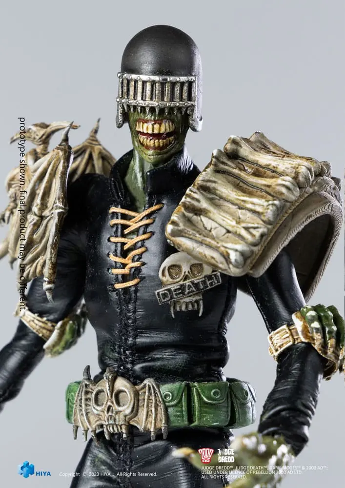 Judge Dredd Exquisite Super Series Akčná Figúrka 1/12 Judge Death 16 cm produktová fotografia