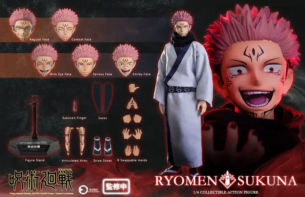 Jujutsu Kaisen Akčná figúrka 1/6 Ryomen Sukuna 30 cm termékfotó