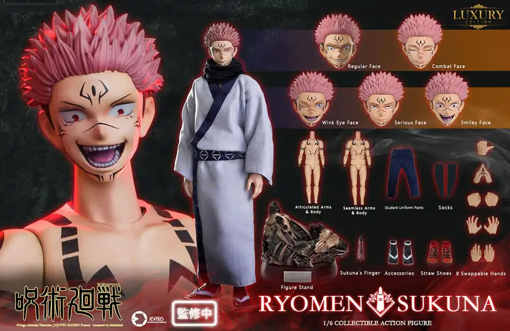Jujutsu Kaisen Akčná Figúrka 1/6 Ryomen Sukuna (Luxury Version) 30 cm produktová fotografia
