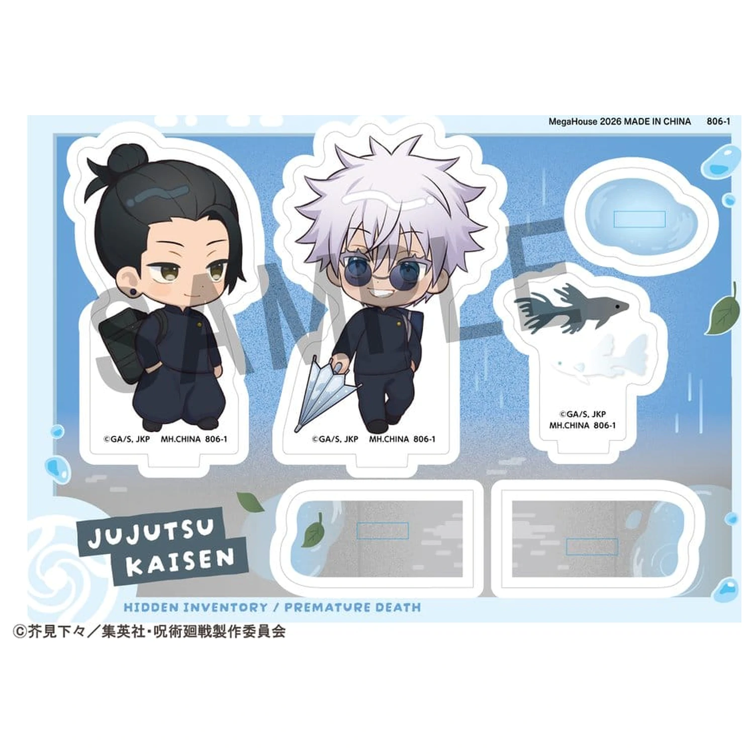 Jujutsu Kaisen Buddycolle Akrylový stojan 5. výročie A Suguru Geto & Satoru Gojo (Hidden Inventory/Premature Death Ver.) 10 cm produktová fotografia