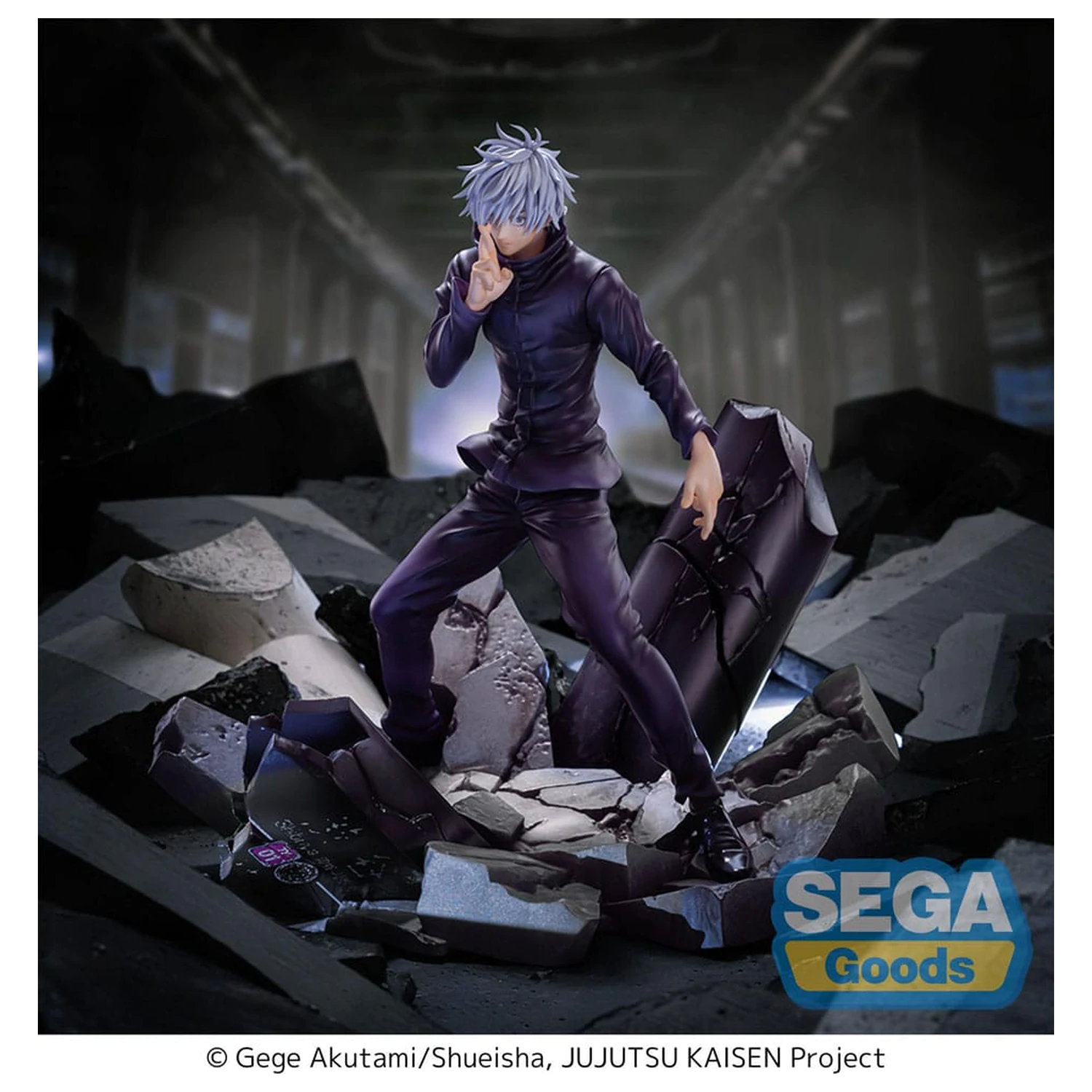 Jujutsu Kaisen Figurizm Luminasta PVC socha Shibuya Incident Satoru Gojo Unlimited Void 21 cm produktová fotografia