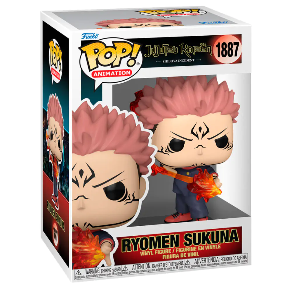 Jujutsu Kaisen Funko POP! Animation Vinylové figúrky Sukuna (Fire Arrow) 9 cm produktová fotografia