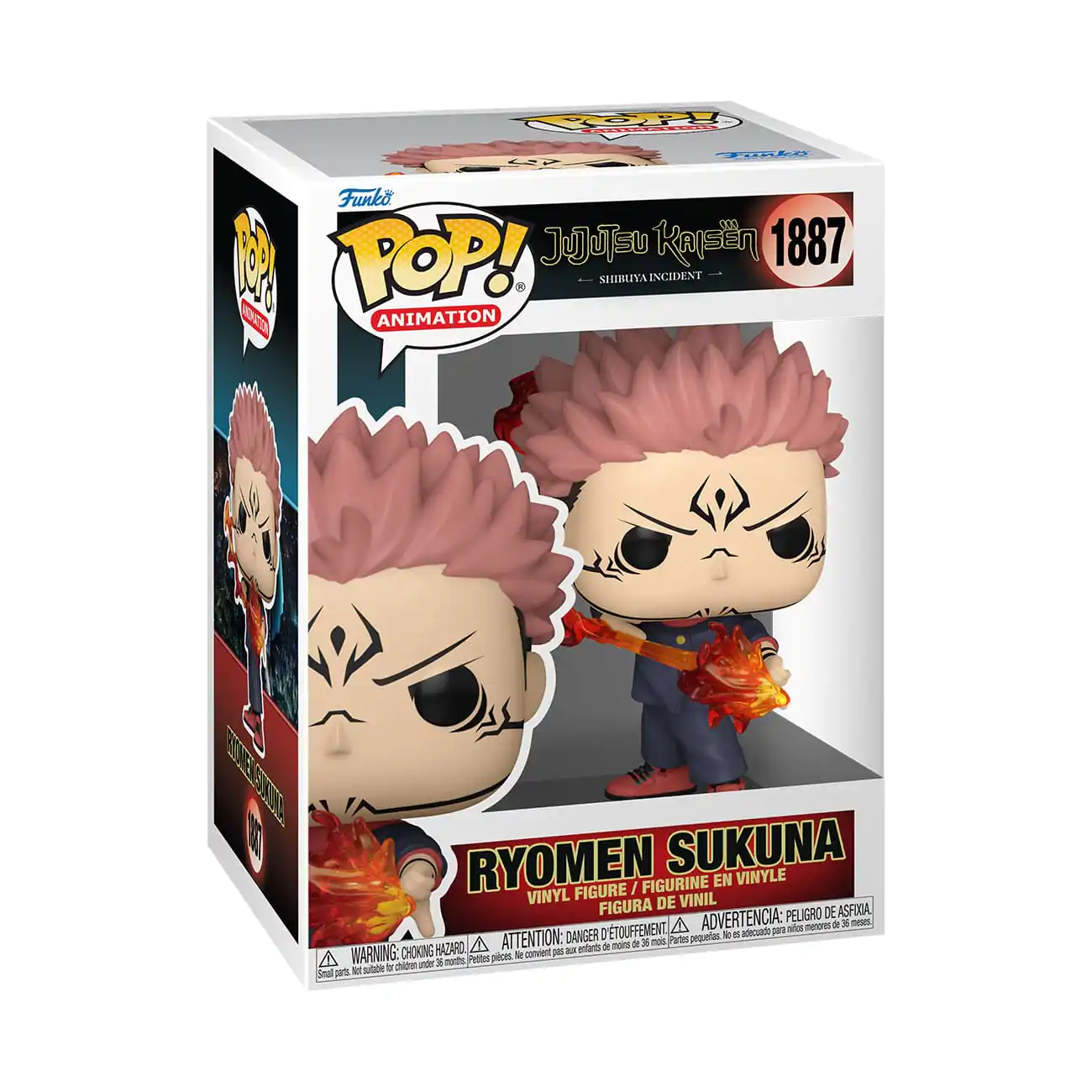 Jujutsu Kaisen Funko POP! Animation Vinylové figúrky Sukuna (Fire Arrow) 9 cm produktová fotografia