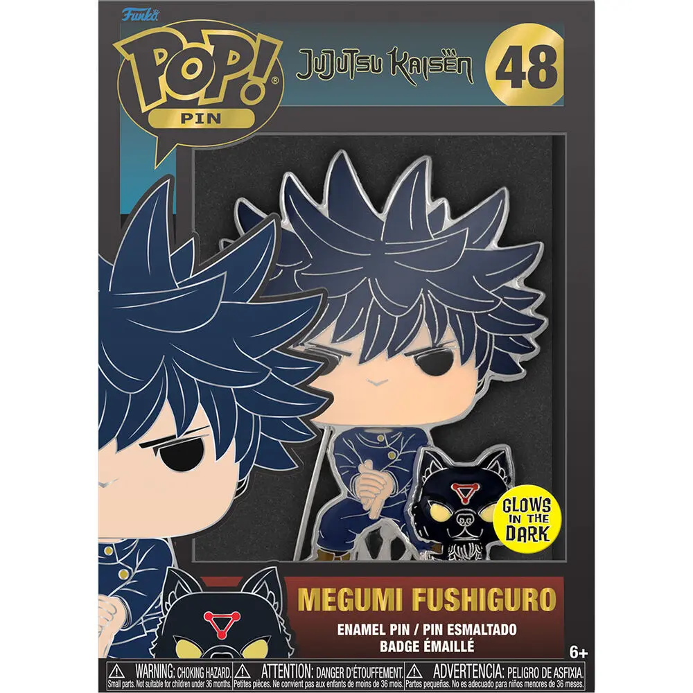 Jujutsu Kaisen POP! Smaltovaný odznak Megumi Fushiguro 10 cm produktová fotografia