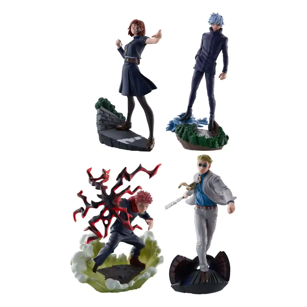 Jujutsu Kaisen Petitrama Series Trading Figure 3-Set Jujutsu Kaisen Series Vol.2 Setn 9 cm termékfotó