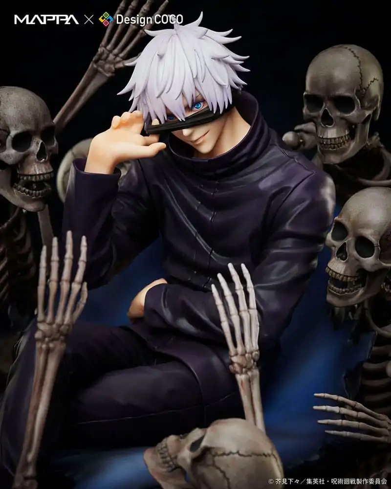 Jujutsu Kaisen Shibuya Incident Mappa x Design Coco PVC socha 1/7 Satoru Gojo 23 cm produktová fotografia