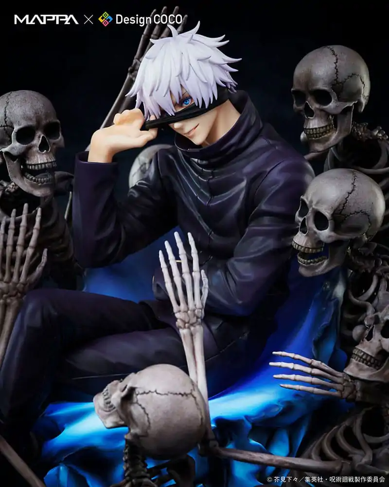 Jujutsu Kaisen Shibuya Incident Mappa x Design Coco PVC socha 1/7 Satoru Gojo 23 cm produktová fotografia