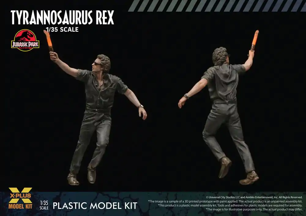 Jurassic Park Plastic Model Kit 1/35 Tyrannosaurus Rex 42 cm produktová fotografia
