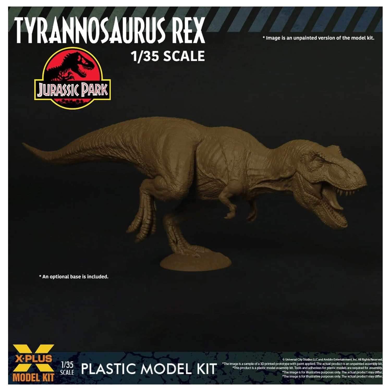 Jurassic Park Plastový model kit 1/35 Tyrannosaurus Rex 42 cm produktová fotografia