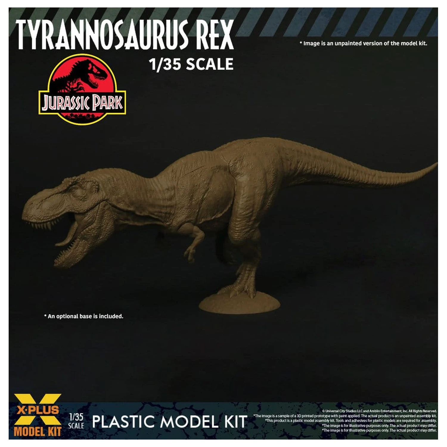 Jurassic Park Plastový model kit 1/35 Tyrannosaurus Rex 42 cm produktová fotografia