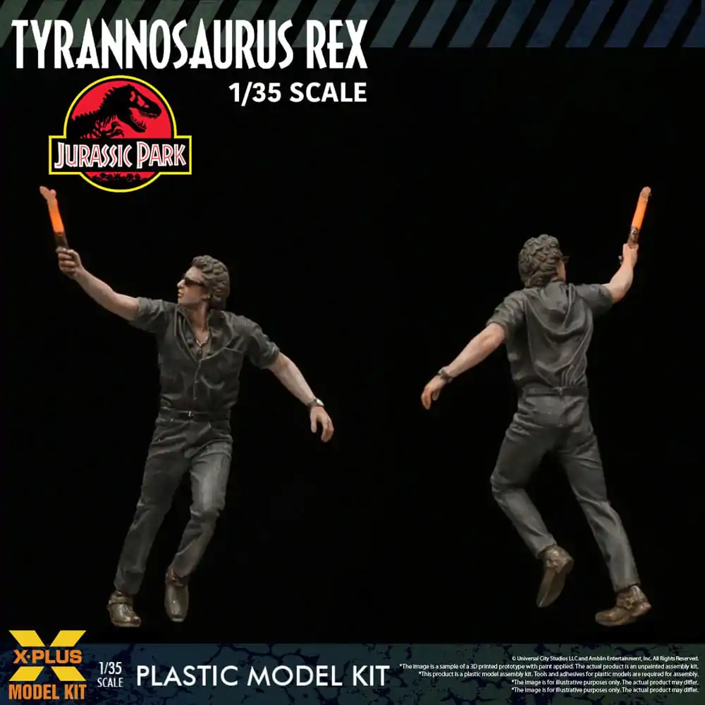 Jurassic Park Plastic Model Kit 1/35 Tyrannosaurus Rex 42 cm produktová fotografia