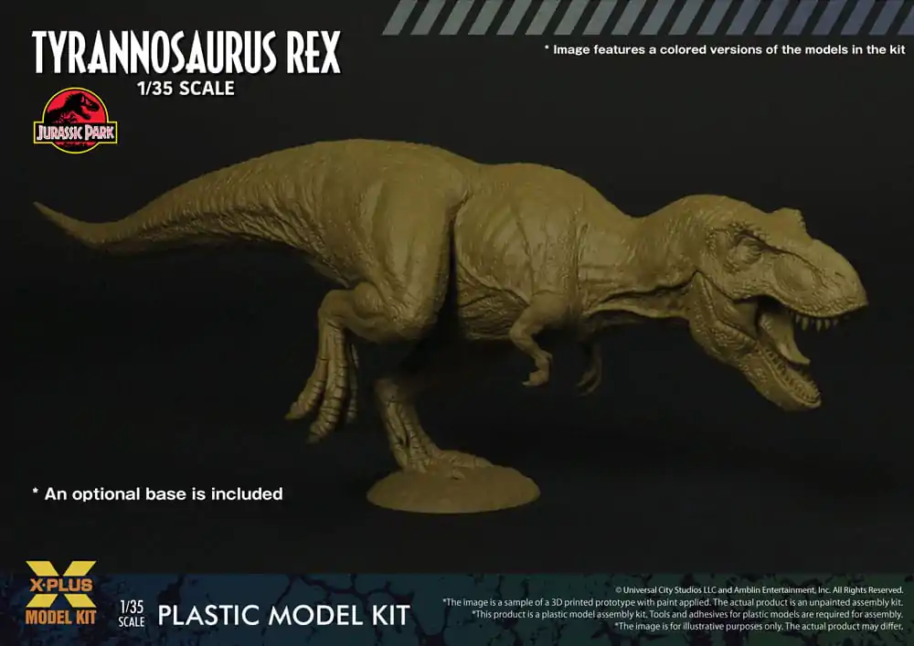 Jurassic Park Plastic Model Kit 1/35 Tyrannosaurus Rex 42 cm produktová fotografia