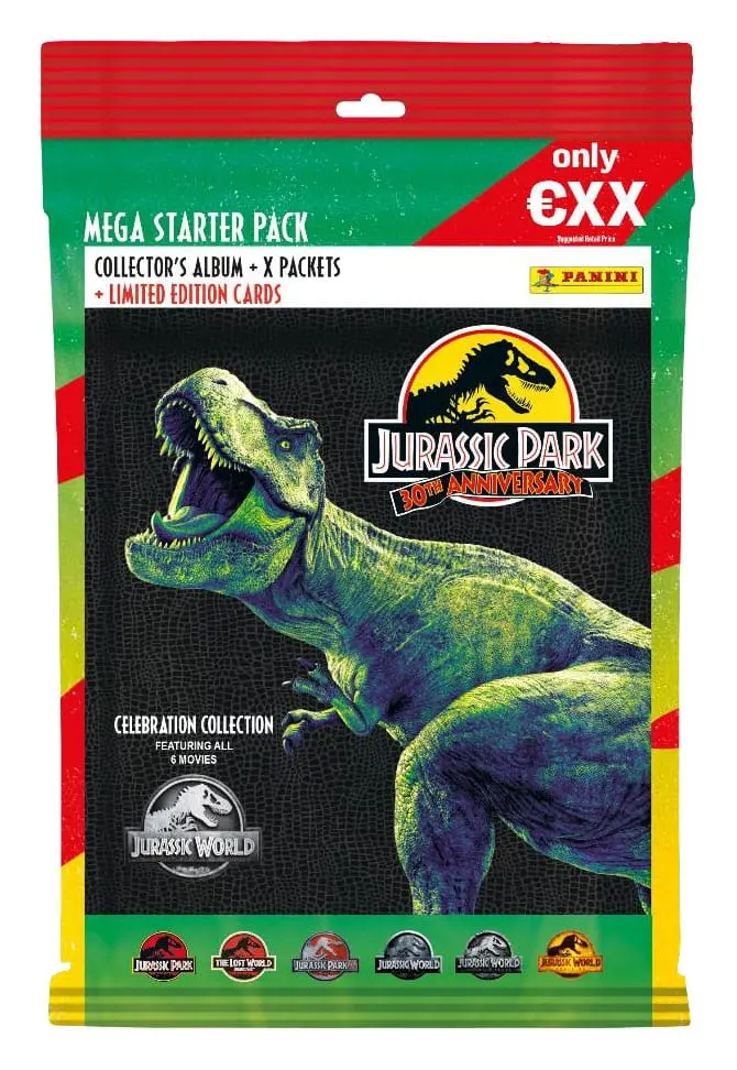 Jurassic Park 30th Anniversary Trading Card Collection Starter Pack *German Version* - štartovací balíček zberateľských kariet produktová fotografia