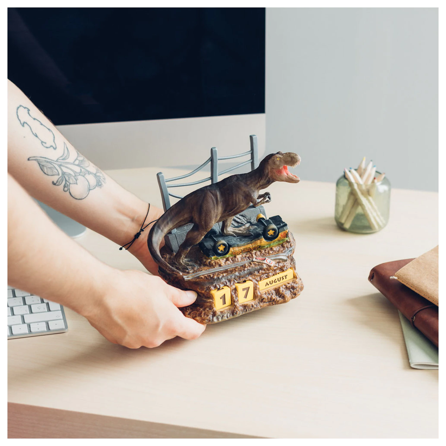 Jurassic Park 3D večný kalendár produktová fotografia