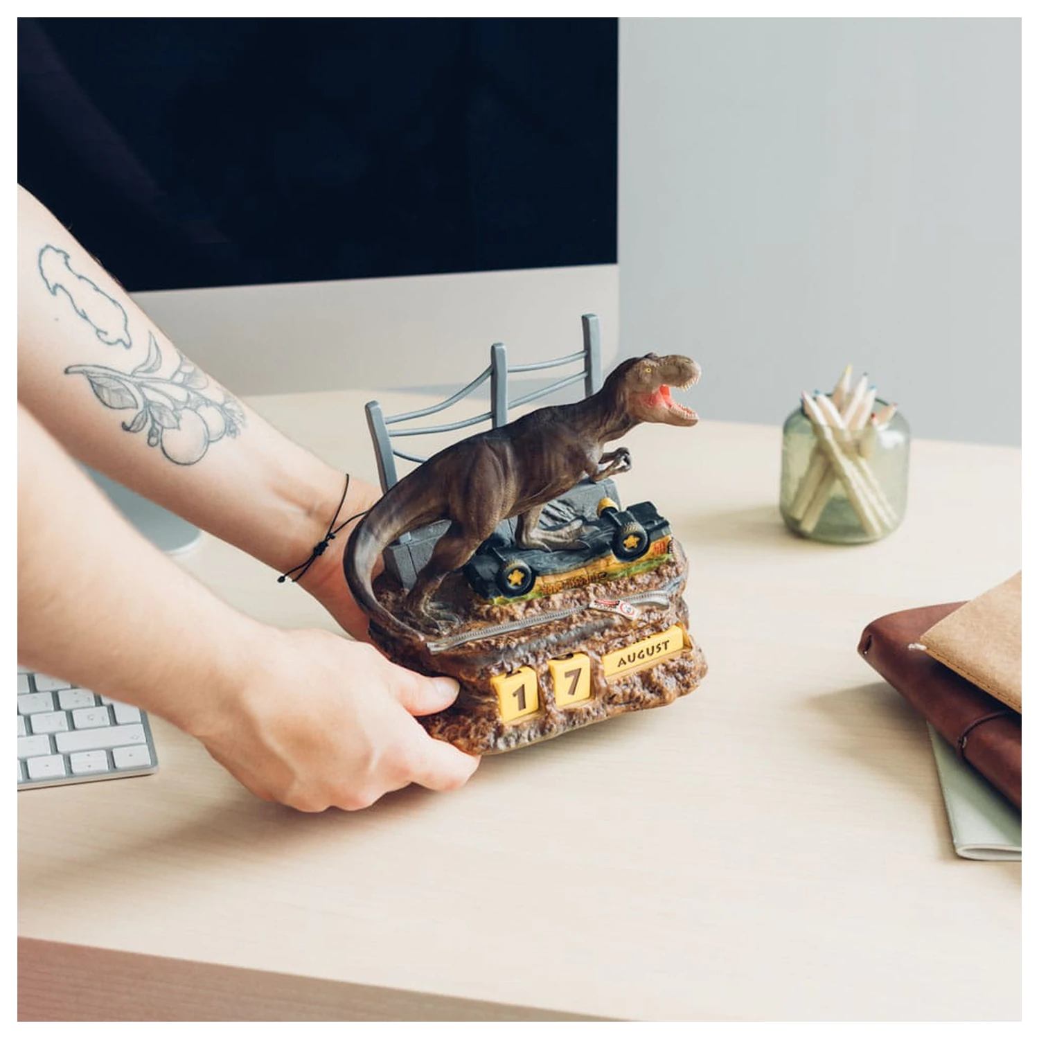 Jurassic Park 3D večný kalendár produktová fotografia