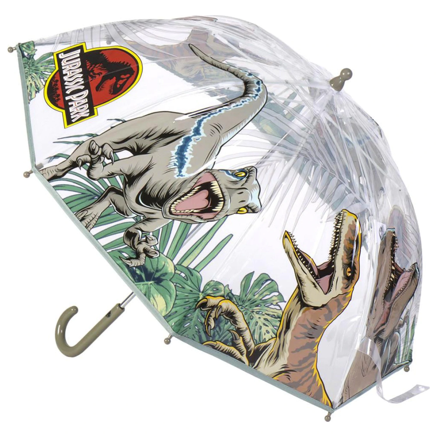 Jurassic Park Attack Detský Priehľadný Dáždnik Ø71 cm produktová fotografia