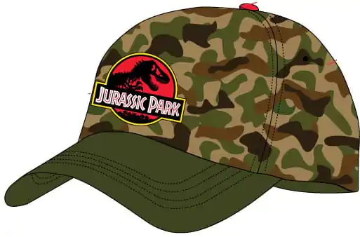 Jurassic Park šiltovka so zakriveným šiltom Camo produktová fotografia