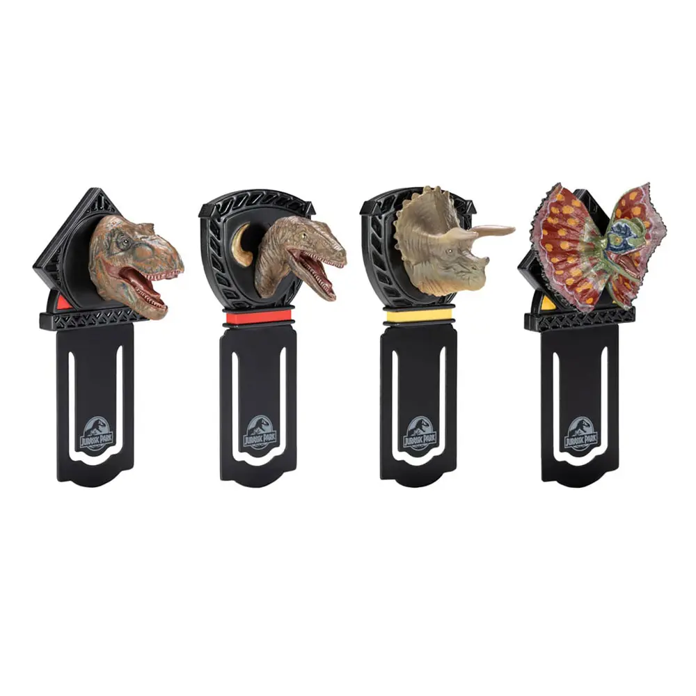 Jurassic Park Záložky 4-dielna súprava Dinosaurs produktová fotografia