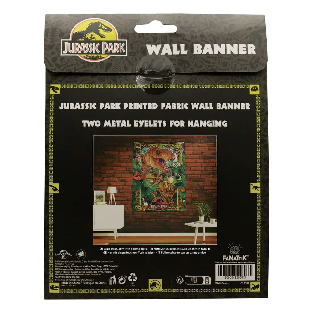 Jurassic Park Wall Banner 125 x 85 cm termékfotó