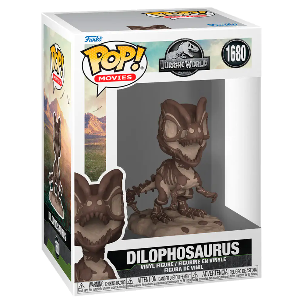 Jurassic Park Fossil Funko POP! Movies Vinylová figúrka Dilophosaurus 9 cm produktová fotografia