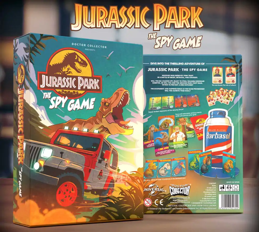 Jurassic Park Hidden Role Hra The Spy Game *English Version* produktová fotografia