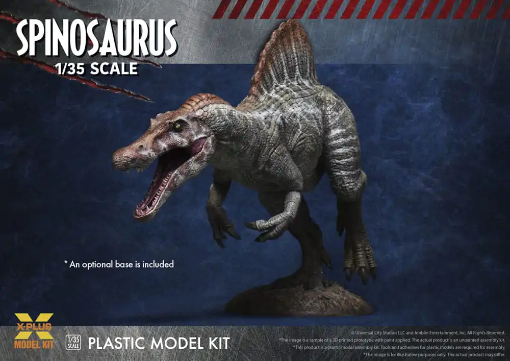 Jurassic Park III Plastic Model Kit 1/35 Spinosaurus 41 cm Plastová modelová stavebnica produktová fotografia
