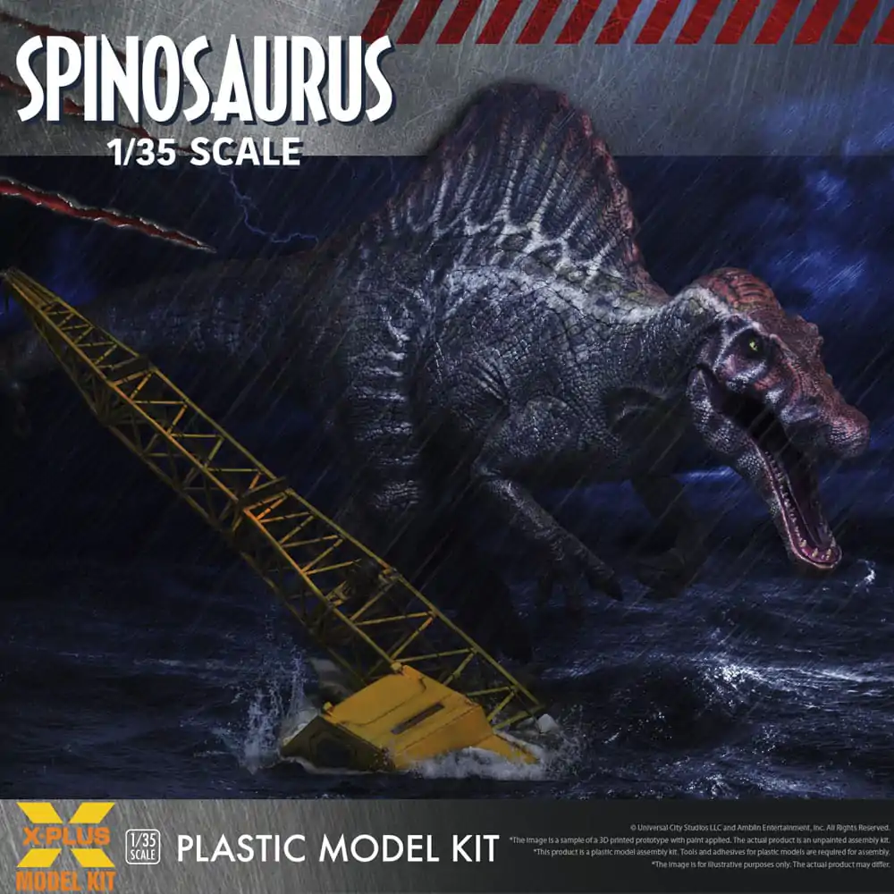 Jurassic Park III Plastic Model Kit 1/35 Spinosaurus 41 cm produktová fotografia