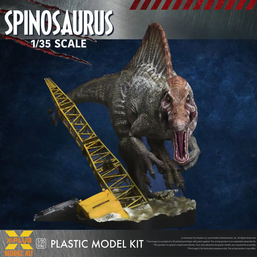Jurassic Park III Plastic Model Kit 1/35 Spinosaurus 41 cm produktová fotografia
