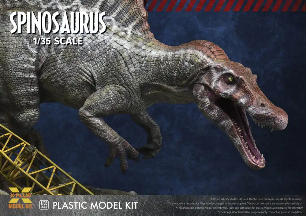 Jurassic Park III Plastic Model Kit 1/35 Spinosaurus 41 cm Plastová modelová stavebnica produktová fotografia