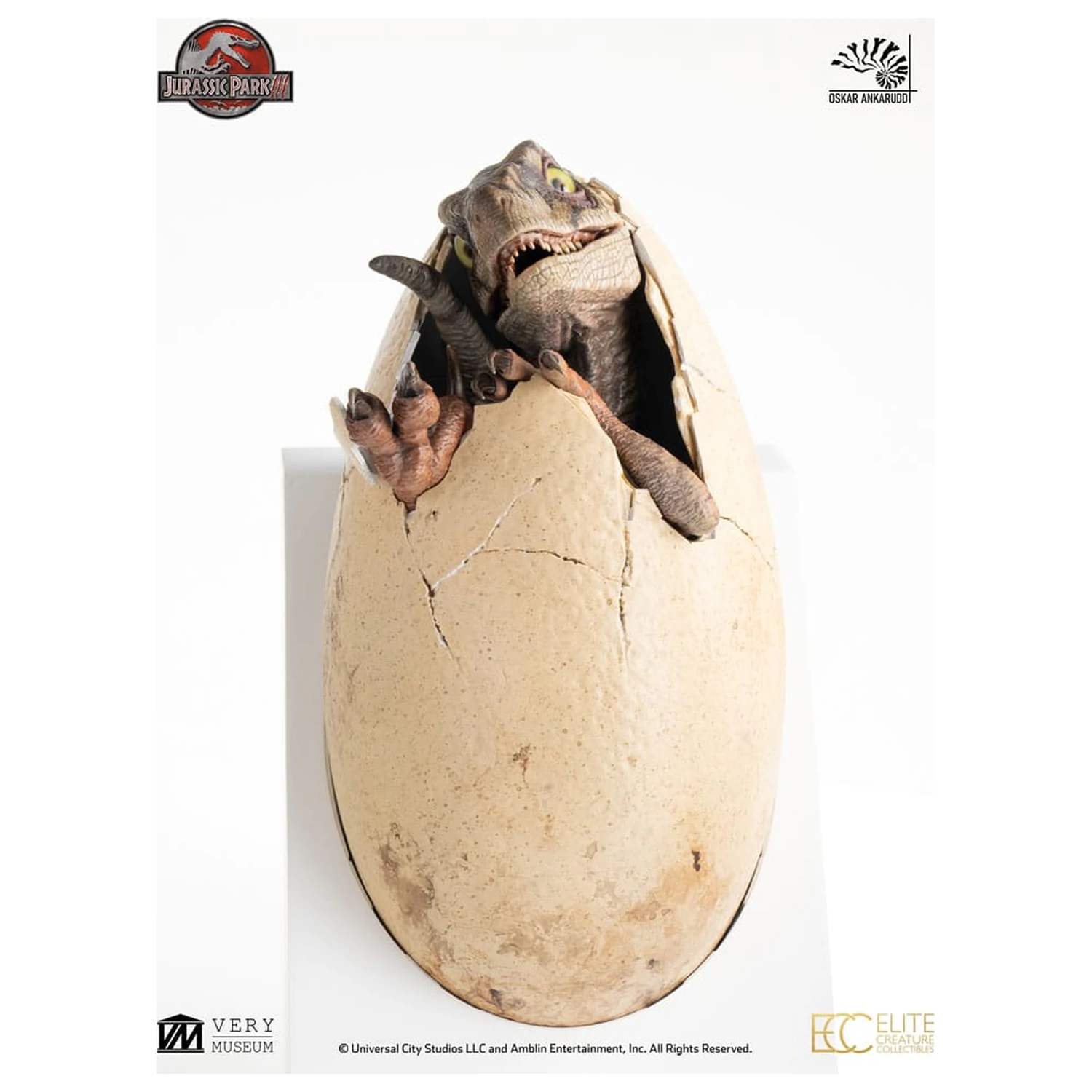 Jurassic Park III ECC Elite Creature Line socha White Queen liahnuce sa vajce 13 cm produktová fotografia