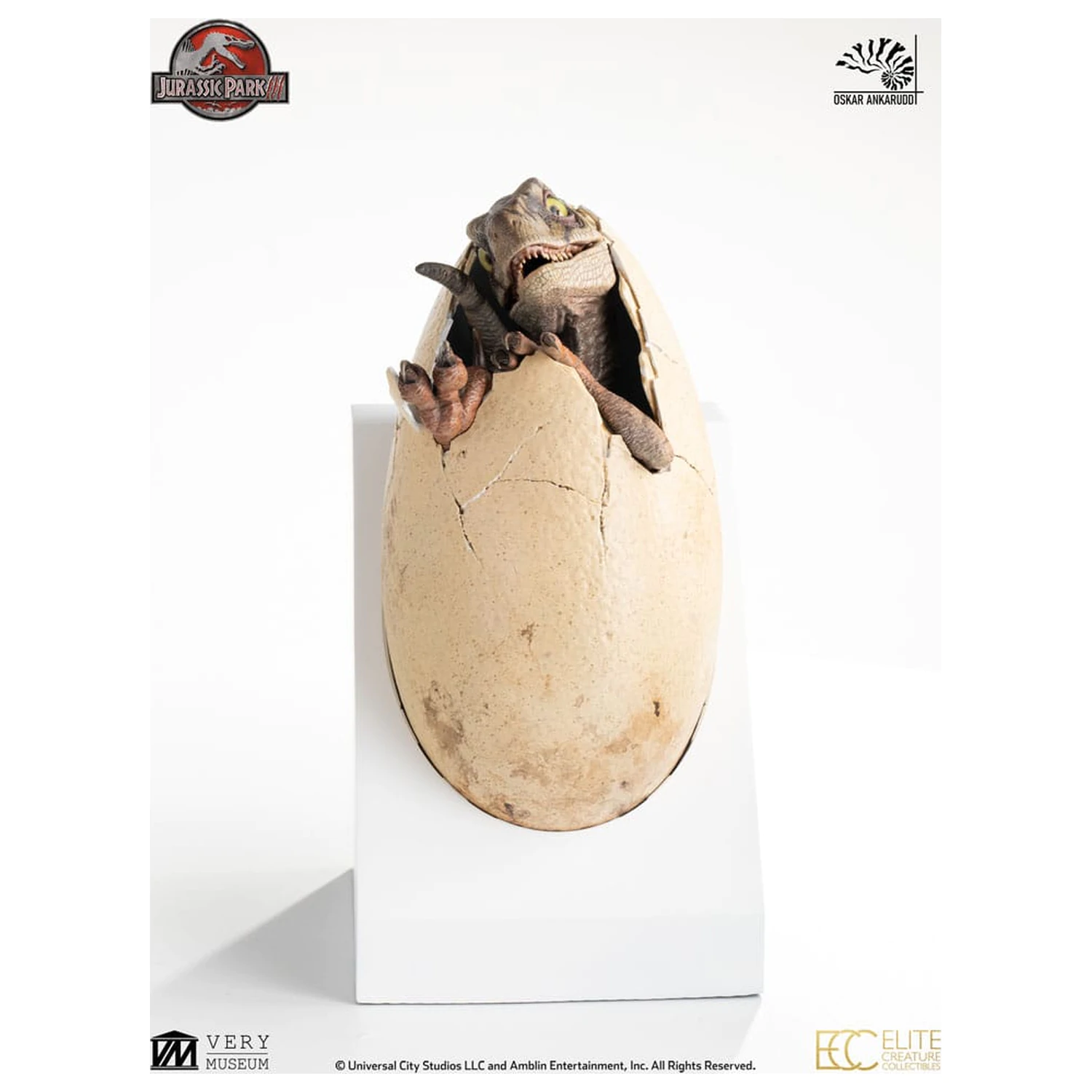 Jurassic Park III ECC Elite Creature Line socha White Queen liahnuce sa vajce 13 cm produktová fotografia