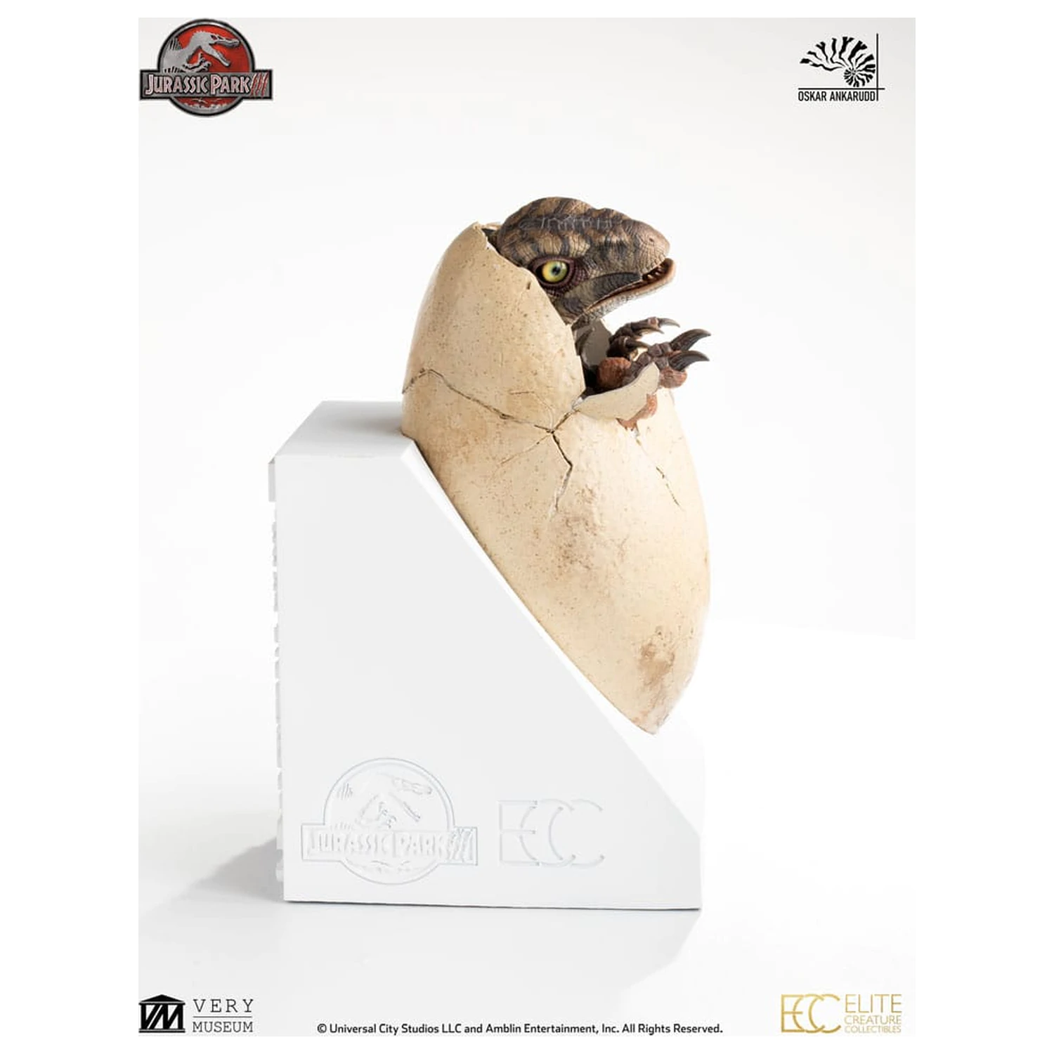 Jurassic Park III ECC Elite Creature Line socha White Queen liahnuce sa vajce 13 cm produktová fotografia