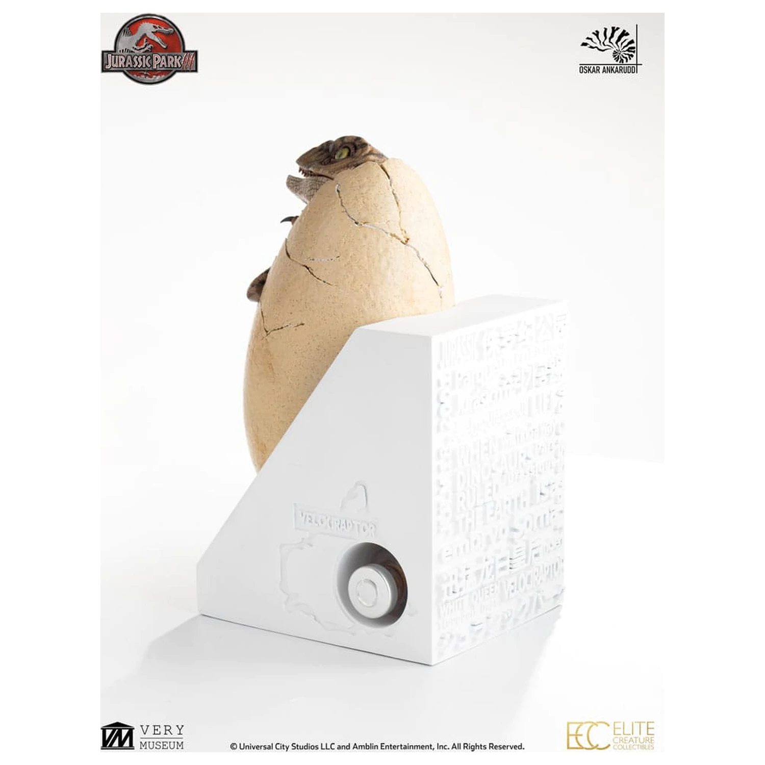 Jurassic Park III ECC Elite Creature Line socha White Queen liahnuce sa vajce 13 cm produktová fotografia