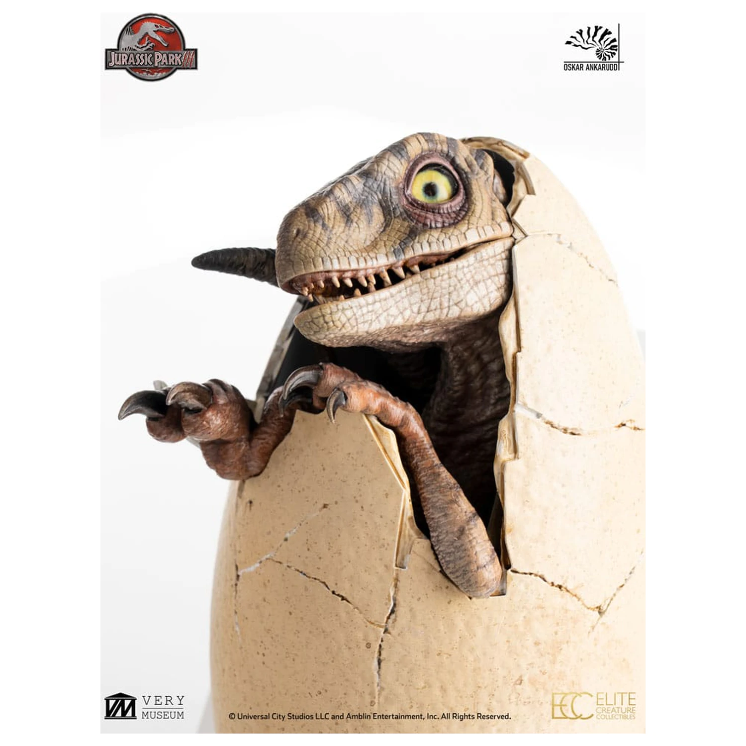 Jurassic Park III ECC Elite Creature Line socha White Queen liahnuce sa vajce 13 cm produktová fotografia