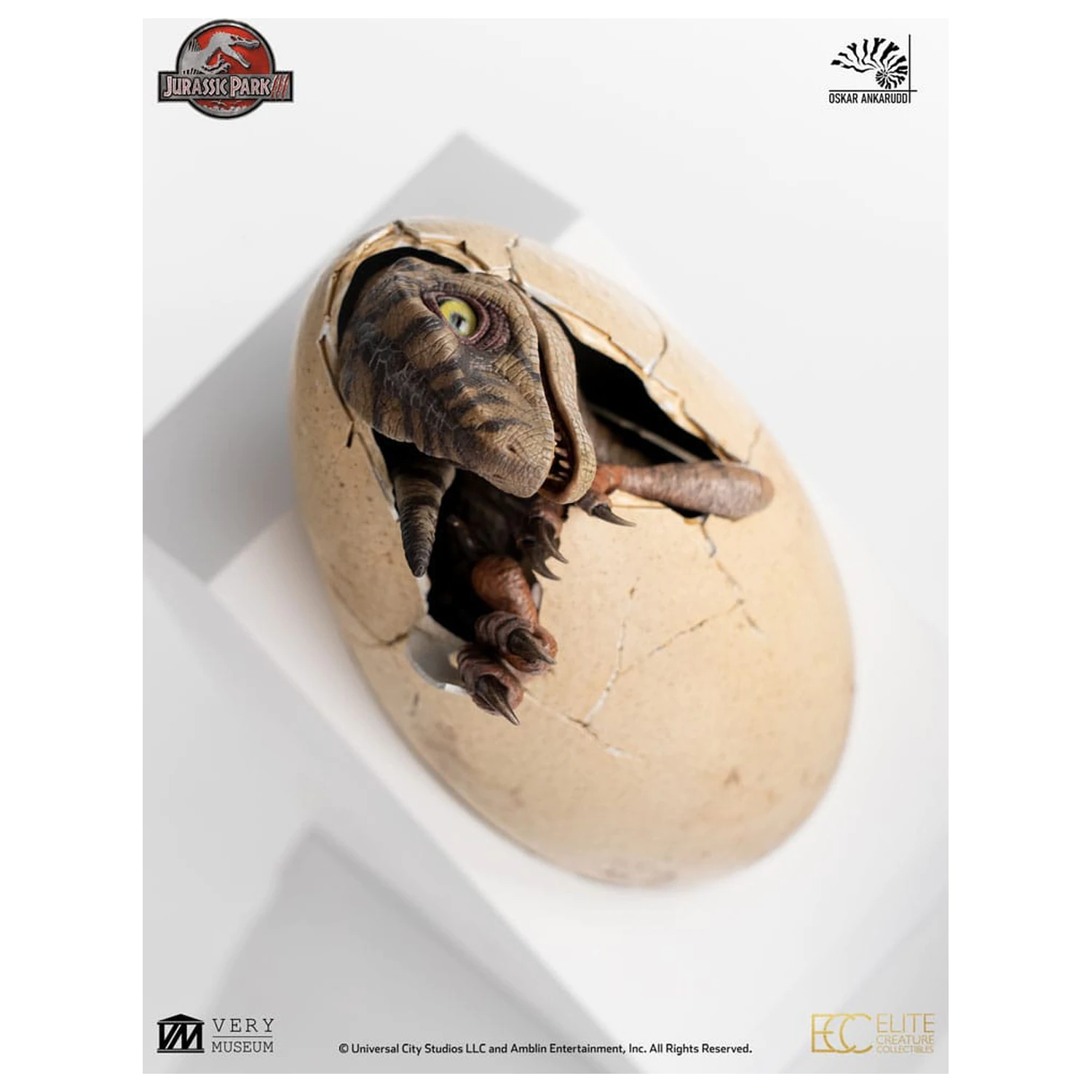 Jurassic Park III ECC Elite Creature Line socha White Queen liahnuce sa vajce 13 cm produktová fotografia